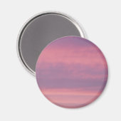 Pink Lila Sky Magnet (Vorderseite/Rückseite)