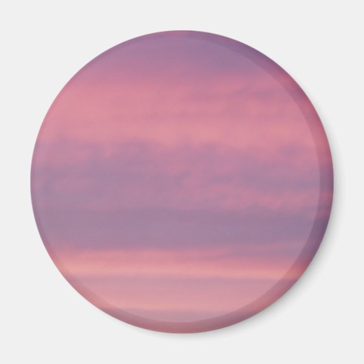 Pink Lila Sky Magnet (Vorne)