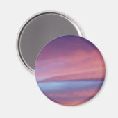 Pink Lila Sky Magnet (Vorderseite/Rückseite)