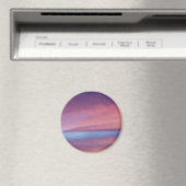 Pink Lila Sky Magnet (In Situ (Geschirrspüler))