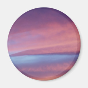 Pink Lila Sky Magnet