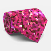 Pink Lila Sparkle Abstrakte Glitzer Muster Geschen Krawatte (Gerollt)