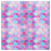 Pink, Lila und Aqua Mermaid-Muster Stoff (Muster)