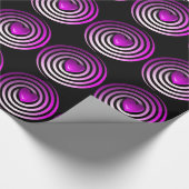 Pink, Lila und unbedruckt - Geschenkpapier für das (Ecke)