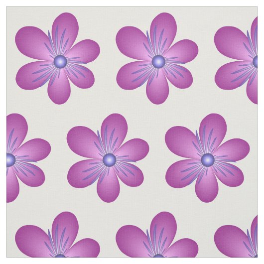 Pink Lilac Blume Abstrakt Art Blumenmuster Stoff (Muster)