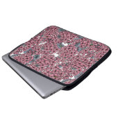 Pink Lilac Garten Laptopschutzhülle (Vorne Knopf)