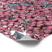 Pink Lilac Garten Poster (Ecke)