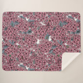 Pink Lilac Garten Sherpadecke (Vorderseite (Horizontal))