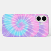 Pink & Lilac Krawatte Dye Phone Case (Rückseite (Horizontal))