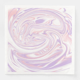 Pink Lilac Modernes Design aus Abstraktem flüssige Serviette