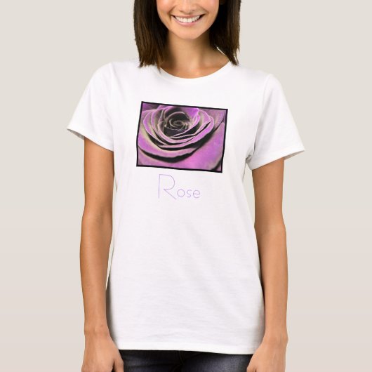 Pink Lilac Rose T-Shirt (Vorderseite)