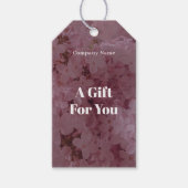 Pink lilac themed geschenkanhänger (Vorderseite)