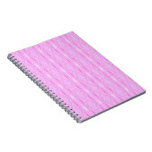 Pink Lilac und Magenta Diamond Geometrisches Muste Notizblock (Rechte Seite)