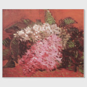 Pink Lilacs by Vincent van Gogh, Still Life Flower Geschenkpapier (Flach)