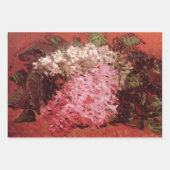 Pink Lilacs by Vincent van Gogh, Still Life Flower Geschenkpapier Set (Vorderseite 3)