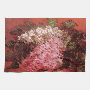 Pink Lilacs von Vincent van Gogh, Still Life Blume Geschirrtuch