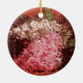 Pink Lilacs von Vincent van Gogh, Still Life Blume Keramikornament (Hinten)