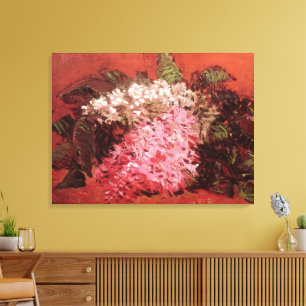 Pink Lilacs von Vincent van Gogh, Still Life Blume Leinwanddruck