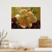 Pink Lilies Bouquet Print Poster (Küche)