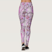 Pink Lilies...... Leggings (Rückseite)