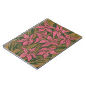 Pink Lilies, pastellfarbene Malerei, Blume, Blumen Notizblock (Linke Seite)