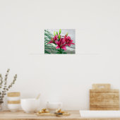 Pink Lilies Poster (Küche)