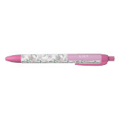 Pink Lillies Custom Name Pen Kugelschreiber (Unterseite)