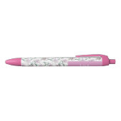 Pink Lillies Custom Name Pen Kugelschreiber (Oberseite)