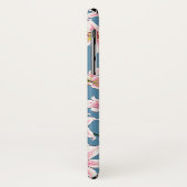 Pink Lilly Blume Pattern Case-Mate iPhone Hülle (Hinten/Links)