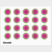 Pink Lilly Stickers (Blatt)