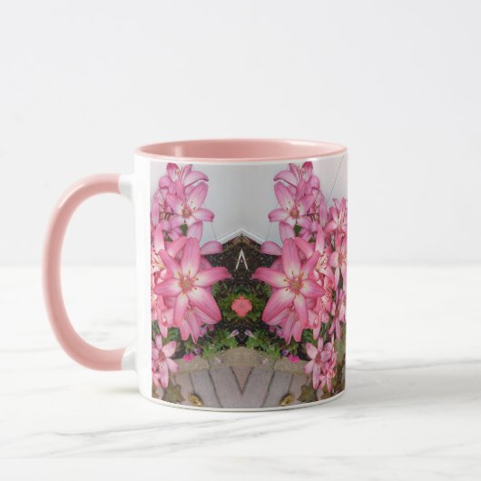 Pink Lilly Tasse (Links)