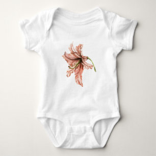 Pink Lily Blume Baby Strampler