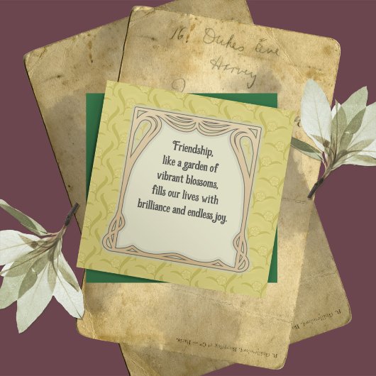 Pink Lily - Blume bedeutet Freundschaftsgrüßkarte