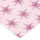 Pink Lily Blume Blumengarten Party Spring Lilie Tischdecke (Schrägansicht)