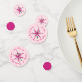 Pink Lily Blume Bridal Baby Dusche Blumengarten Konfetti