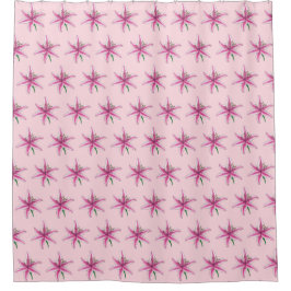 Pink Lily Blume Floral Print Garden Lilien Duschvorhang