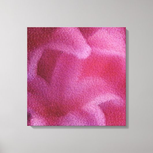 Pink Lily Blume Malerei Art #2 - Leinwand ummantel (Vorderseite)