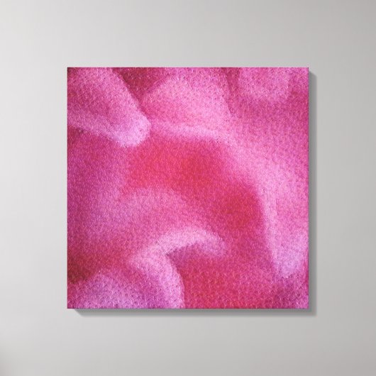 Pink Lily Blume Malerei Art Nr. 3 - Leinwand (Vorderseite)