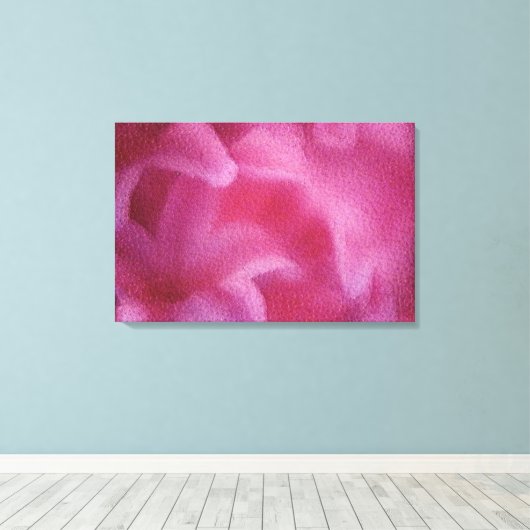 Pink Lily Blume Malerei Kunst - Leinwand (Insitu (Holzboden))