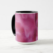Pink Lily Blume Malerei Kunst - Tasse (Vorderseite Links)