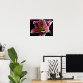 PINK LILY BLUME POSTER (Heimbüro)