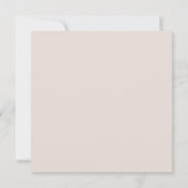 Pink Lily Blume Wedding Einladung (Rückseite)