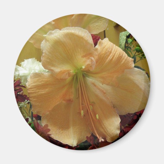 Pink Lily Bouquet Magnet (Vorne)