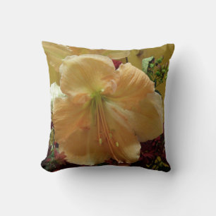 Pink Lily Bouquet Pillow Kissen