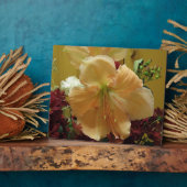 Pink Lily Bouquet Plaque Fotoplatte (Seite)