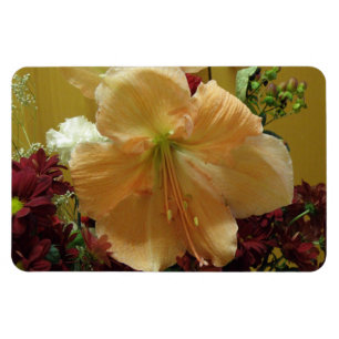 Pink Lily Bouquet Premium Magnet