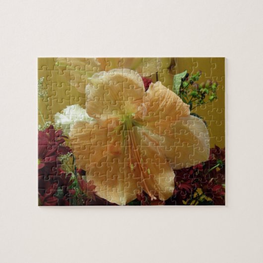 Pink Lily Bouquet Puzzle (Horizontal)