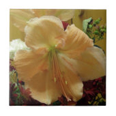 Pink Lily Bouquet Tile Fliese (Vorderseite)