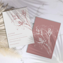 Pink Lily Kontur Wedding