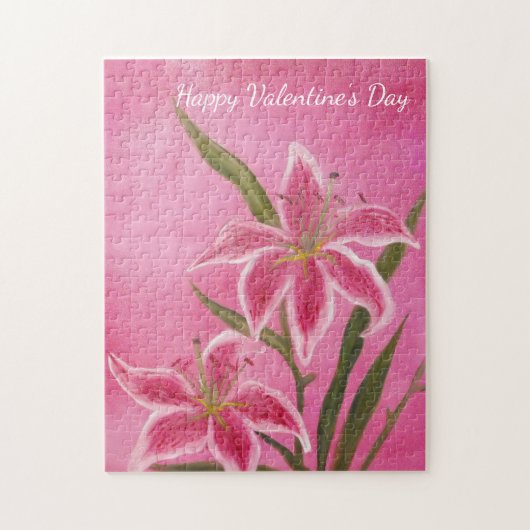 Pink Lily Puzzle (Vertikal)
